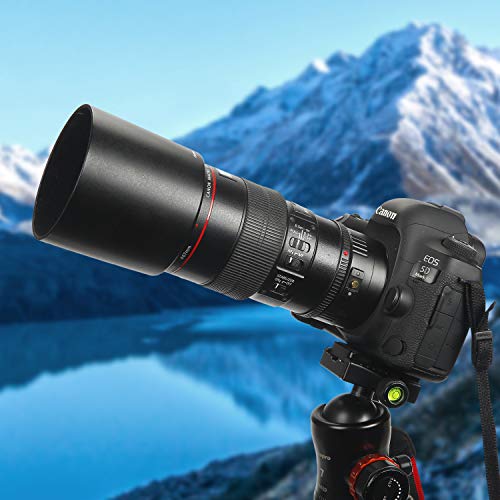 JINTU 2.0X Teleconverter Lens Auto Focus Extender for Canon EOS EF Telephoto Lenses and Cameras Metal Black