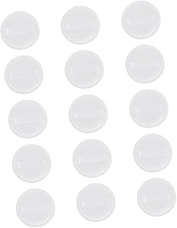 PartyKindom 15pcs Soft Velour Makeup Puff Fac...