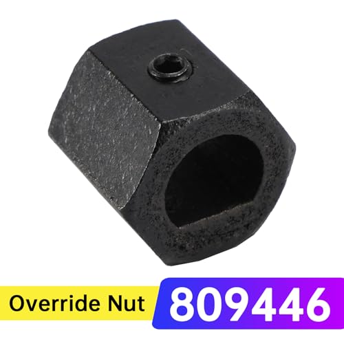 Areyourshop 809446 Override Nut for Lippert Standard Power Trailer Tongue Jack 1817941 – Manual Backup for Emergency Operation, Easy Installation, Durable