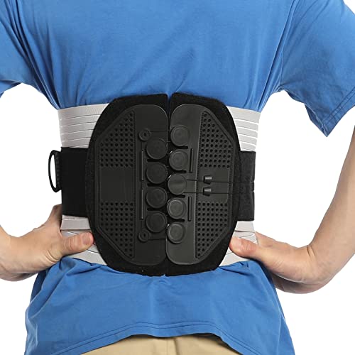 LSO Back Brace For Lower Back Pain - Lumbar Back Brace, Pulley System Lumbar Support Belt, Back Support Belt Relief for Back Pain, Lumbar Strain, Sciatica, Scoliosis, Herniated Disc, 39-59inch