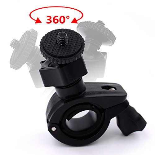 Isaddle Ch01D 1/4"-20 Thread Car Rearview Mirror Camera Mount Holder Bicycle Handlebar Brackets In Dash Cam Mount Holder ¡­ #TOP1