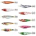 Assorted Color Round Belly Fishing Baits Artificial Squid Jigs Lures with Shrimp Designs for Effective Squid Hook Fishing Shrimp Lures