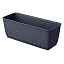 Square 6L Ratolla Pot., Dimensioni (mm) 220x220x189, colore ocra scuro