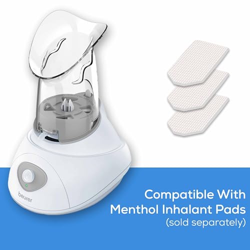 image for Beurer SI30 Steam Inhaler for Sinus Congestion & Allergies, Drug-Free,