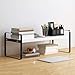 Metal Desk Organiser Shelf Stackable Storage Stand Desktop Bookshelf Space Saving Bookcase Desktop Shelves for Office