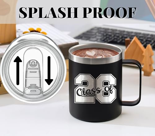 Taza térmica de acero inoxidable 12 oz Class of 2026 miniatura 6