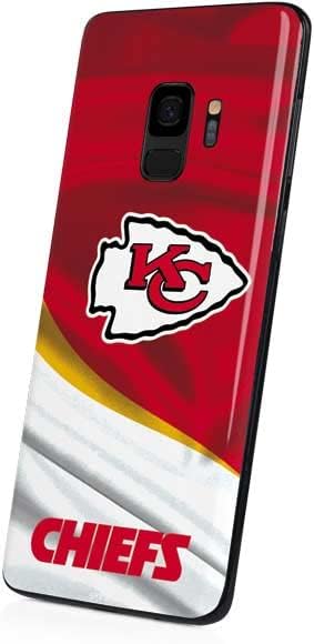 Skinit Decal Phone Skin Compatible with Samsung Galaxy S9 - Officially Licensed NFL Kansas City Chiefs Design