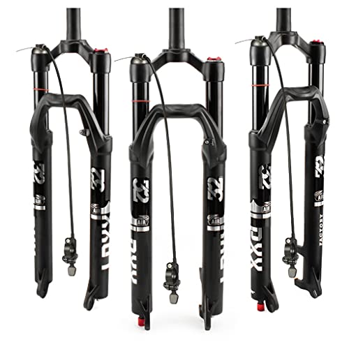 Horquilla Bicicleta Montaña 26 Pulgadas 27,5 Pulgadas 29 Pulgadas Aleación Magnesio Horquilla Amortiguador Bicicleta Horquilla Aire Viaje 120mm para Llantas de 1.5-2.45 '
