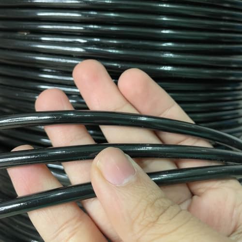Image of Gym Machine Steel Wire Rope (6mm Thick, 30 Meters Long) - PU Coated High-Tensile Replacement Cable for Home and Professional Cable Machines