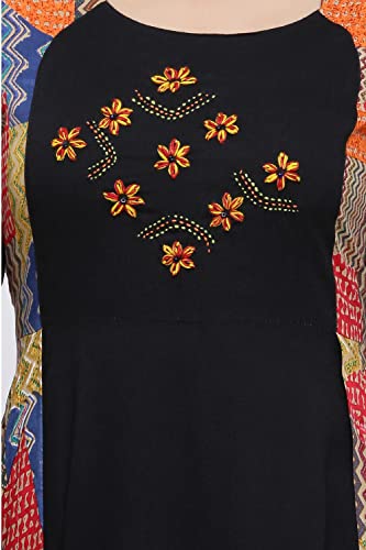 Image of Yash Gallery Women Rayon Regular Kurta
