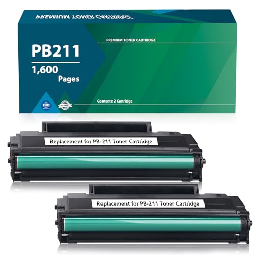 PB-211 Toner Cartridge Compatible for Pantum PB-211 PB211 PB-211EV PB211EV Toner Cartridge for Pantum P2502w P2500W P2500NW P2207 P2500 M6550 M6550W M6550N M6600 M6600W M6600N (1600 Pages)