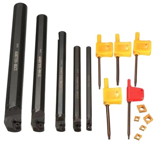 Lyunsi 95° Lathe Boring Bar 7/10/12/16/20mm SCLCR 06/09 Turning Tool Holder+CCMT Insert Blades for Lathe Turning Machine