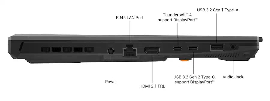 Image of ASUS TUF Gaming F16 Gaming Laptop 16 inch WUXGA 1920x1200 Display IPS 144hz Intel Core i7-13620H NVIDIA GeForce RTX 4050 6G GDDR6 48GB DDR5 2TB SSD Backlit KB Thunderbolt 4 WiFi 6 Windows 11 Pro