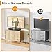 Perlegear TV Ständer TV Standfuss Universal für 32-60 Zoll OLED LCD Flach & Curved Fernseher bis zu 40kg, Max.VESA 400x400mm, Höhenverstellbar & Stabile Base