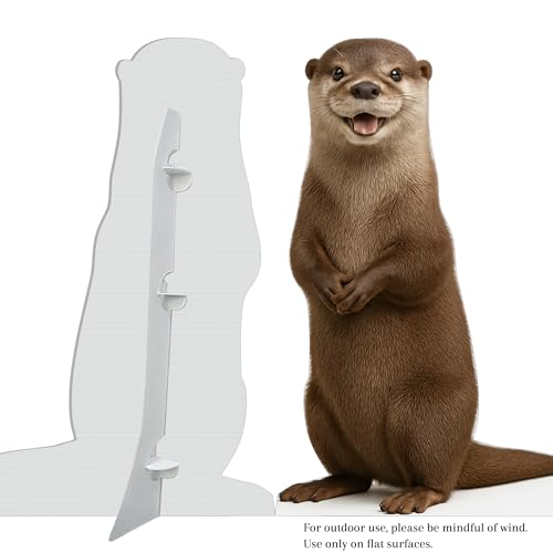 Image of Otter 4FT Life Size Cardboard Cutout - A Fun Animal Standup for Photo Booths, Birthday Parties, and Events