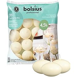 Bolsius 103632053705 - Juego de velas, 30 x 45 mm, Unscented