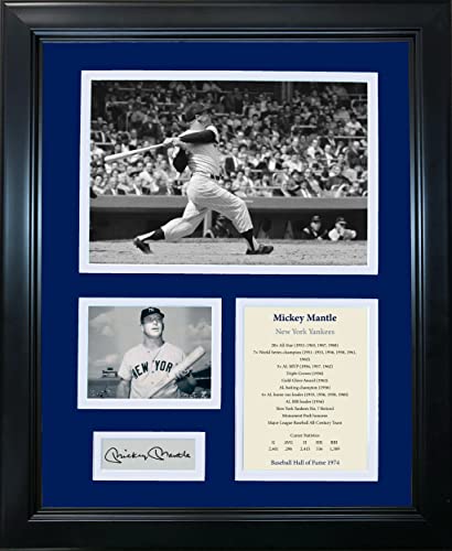 Framed Mickey Mantle Collage