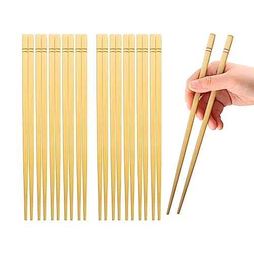 9.5 Inch X 10 Pairs Chopsticks,Reusable,Simplea and Minimalistic Design,More Size Choices 7'/9.5'/12'