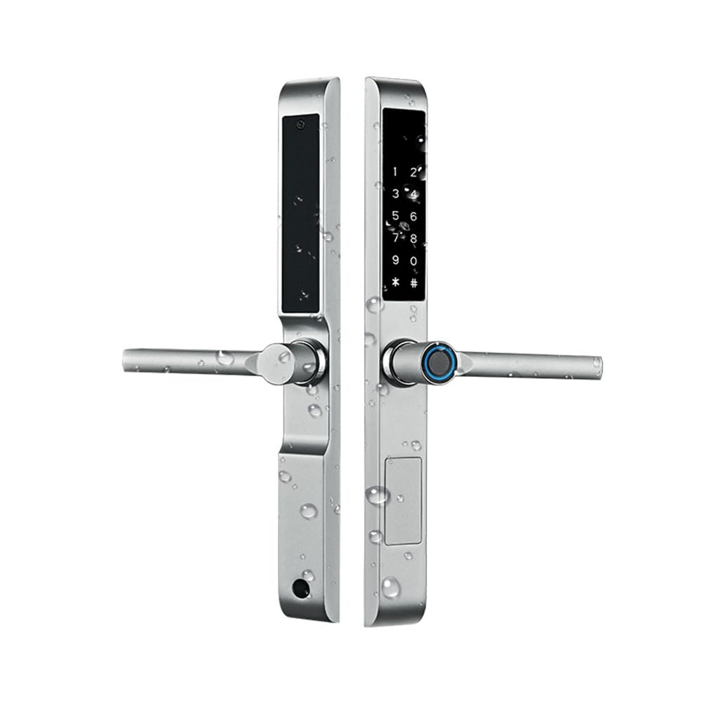 UDSKNV[KSL Double Side Waterproof Aluminum IC Card Password Electronic Door Locks 3585 3.2CM TTLock Fingerprint Smart Door Lock B