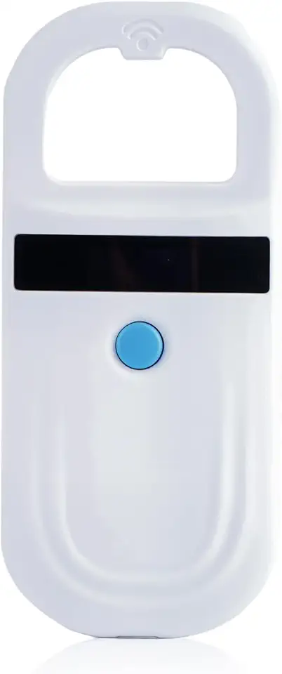 Scanner de microchip recarregável para animais de estimação, leitor de microchip com tela OLED para animais/animais de estimação/porcos/cães/gatos, gerenciamento de animais