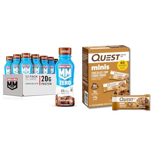 Muscle Milk Zero Protein Shake Chocolate 12 Pack