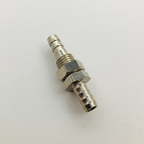 Bulkhead Barb Mender 3/16” 5mm Hose ID Fitting Fuel Air Splicer Brass