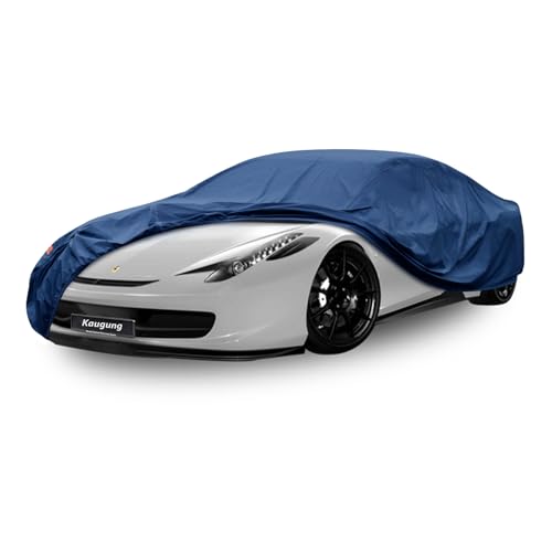 Image of Kaugung Heavy Duty Car Cover Custom Fit Ferrari F8 (2019-2025),Waterproof All Weather Resistant Outdoor Sun Rain Dust Snow Protection with Anti-Theft Lock.(USA Warehouse,Within 3-7 Days)