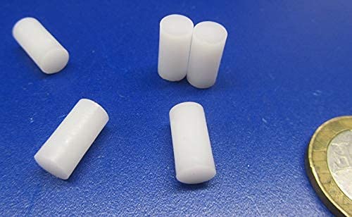 Delrin Acetal POM Dowel Pin 1/4" Diameter x 1/2" Length 150 Pcs