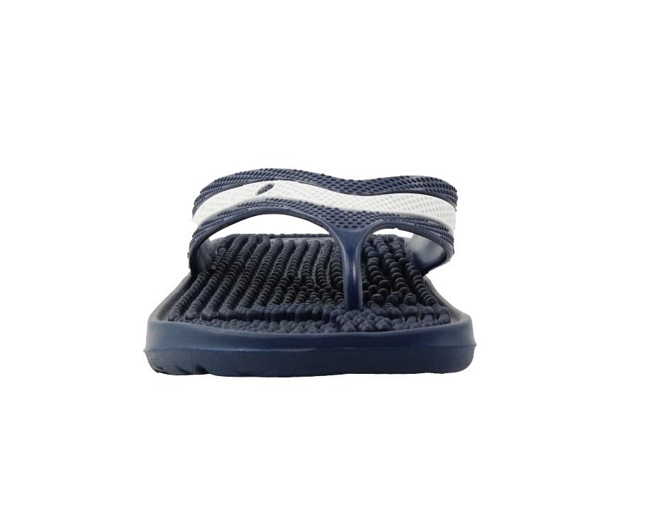 Image of Bata Men's Massaging Flip Flops, Grey