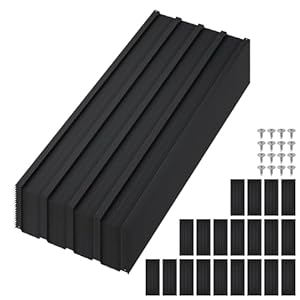 Trapezblech 20er Set, Profilblech 108cm x 43cm = 9,3m², Verzinkt Rostresistent Wetterfest Dachblech für Gerätehaus, 0,25mm Dachplatten inkl. Schrauben für Carport, Dach, Garage, Geräteschuppen - B