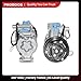 PHOBOOS A/C Compressor with Clutch Compatible with Mazda 3 2004-2009, 3 Sport 2009, 5 2006-2010, L4 2.0L/2.3L. Fast Cooling, Low Noise, Easy Installation, Ref.CO-10759C, 58463