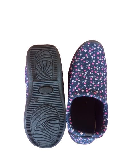 Women Printed Navy Blue Shoes Sneaker-No-7 4 41B9+PFlTWL