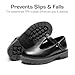 DREAM PAIRS Girls Mary Jane Dress Shoes Chunky Platform School Uniform Shoes T-Strap Oxfords Loafers Star Flats,Size 12 Little Kid,Black,SDFL2421K