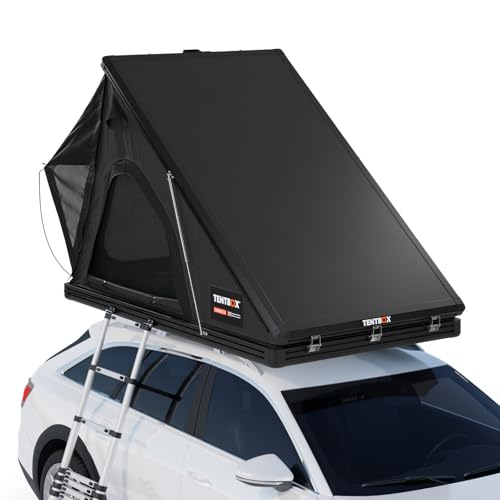 TentBox - Autodachzelt Cargo - TentBox Autodachzelt für 2 Personen - Camping für alle Vier Jahreszeiten - Dachzelt Box - Komplett aus Aluminium gefertigt, Aufbau in 30 Sekunden TentBox - Autodachzelt Cargo - TentBox Autodachzelt für 2 Personen - Camping für alle Vier Jahreszeiten - Dachzelt Box - Komplett aus Aluminium gefertigt, Aufbau in 30 Sekunden