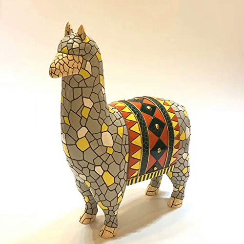 Sculpture artisanat en résine d'alpaga au design épuré chic - 5