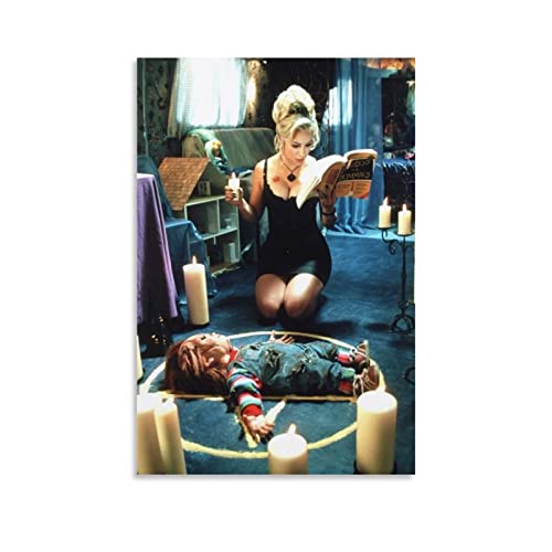 Póster de la novia de Chucky de la película de terror, lienzo artístico para pared, impresión moderna de la familia, decoración del dormitorio, carteles de 50 x 75 cm Cover