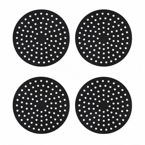 Kit com 4 Almofada de Silicone Para Fogão de Indução Protetor de Boca Cooktop Indução