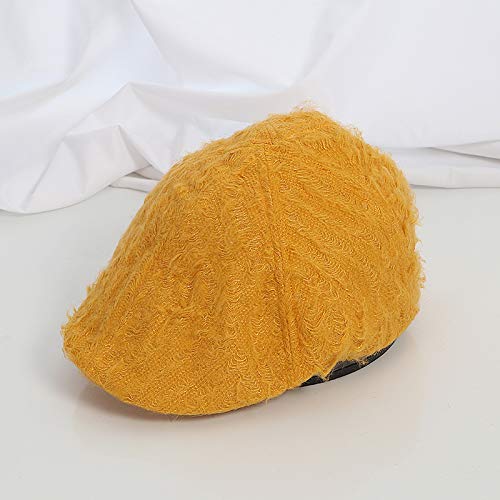Bonnet tricoté chapeau béret octogonal occasionnel féminin