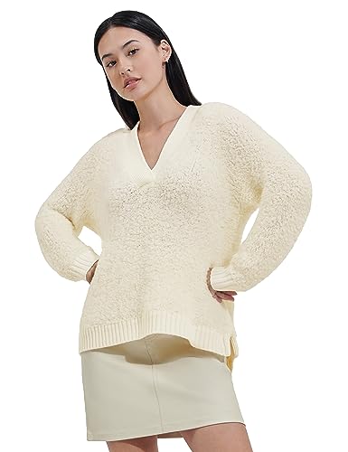 Image of UGG Women's Deeann CloudFluff V Neck Sweater