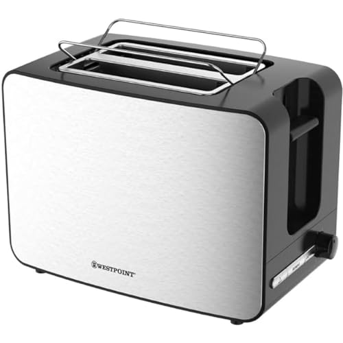 Westpoint Deluxe 2 Slice Toaster, Stainless Steel, 2 Slice, Brushed and Polished Westpoint Deluxe 2 Slice Toaster, Stainless Steel, 2 Slice, Brushed and Polished