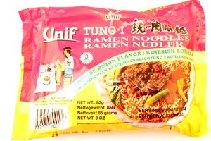 uni president tung-i ramen noodles (chinese onion flavor) - 3oz [30 units] (073217060013)