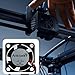 Antrader 3-Pack 12V 0.1A 2Pin 25mm x25mm x10mm DC Small Mini Brushless Cooling Fan