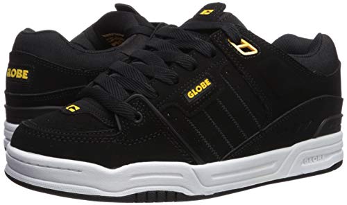 Image of Globe Men's Fusion Shoe, Black /Yellow, 12 Medium US
