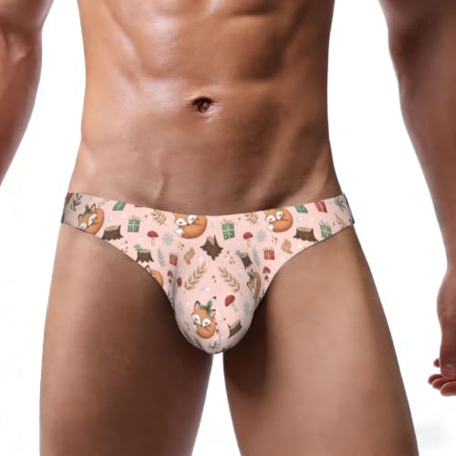 SVEFDOC Men Boys Fox Low Rise Briefs Underwear for Everyday Wear