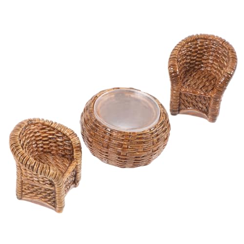 ibasenice Meubles Miniatures Maison De Poupée Ensemble...