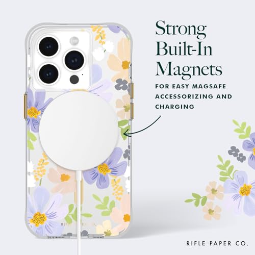 Rifle Paper Co. IPhone 15 Pro Case [Compatible With MagSafe] [12FT