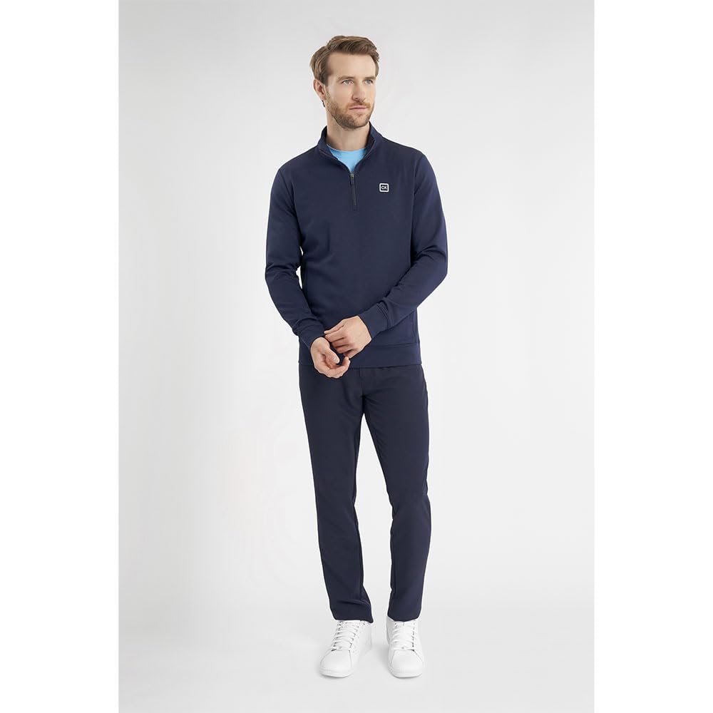 Calvin Klein Concord - Suéter de Golf elástico con Media Cremallera Hombre