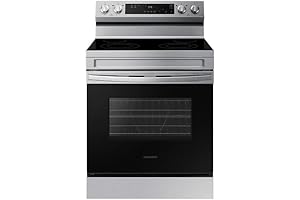 Samsung Smart Electric Range with Steam Clean: NE63A6111SS