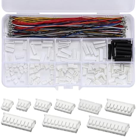XUGERIP GH 1.25MM To Dupont 2.54MM Connectors Kit With 180 PCS Pre-Crimped Cables, Male Housing Connectors Kit Compatible With JST GH 1.25MM For - View #10