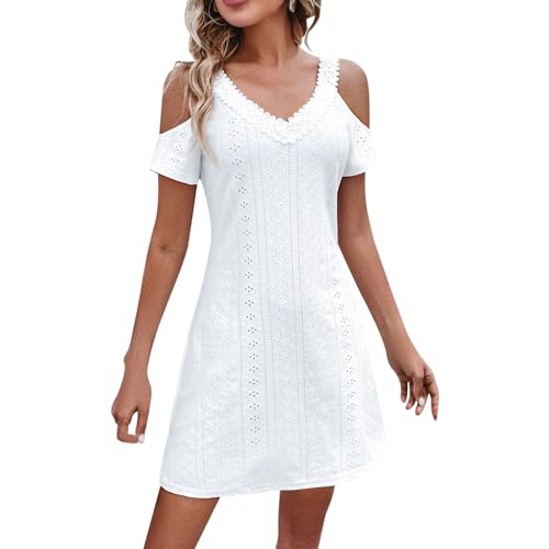 Robe t-shirt pour invités de mariage en version chic décontractée unie